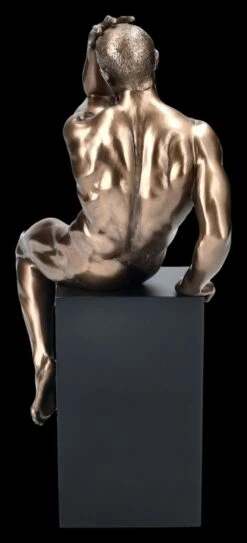 Männliche Akt Figur - Auf Monolith Sitzend 9 Männliche Akt Figur - Auf Monolith Sitzend -Charaktermodell Geschäft 2D Ersatzbilder FS16483 3 1280x1280