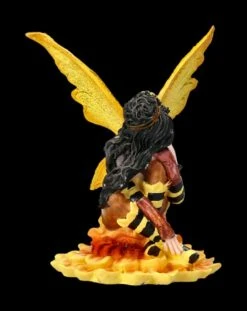 Elfen Figur - Mini Fee Auf Sonnenblume -Charaktermodell Geschäft 2D FA23013 Elfen Figur Mini Fee auf Sonnenblume 4 1280x1280