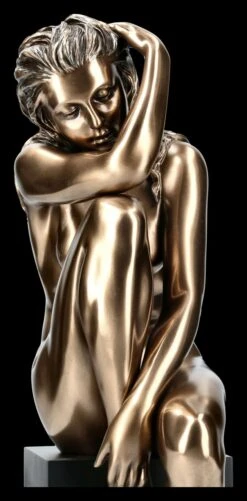 Weibliche Akt Figur - Auf Monolith In Sich Gekehrt -Charaktermodell Geschäft 2D FS16497 Weibliche Akt Figur Auf Monolith in sich gekehrt 4 1280x1280