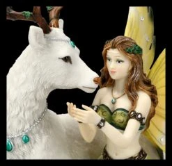 Elfen Figur Mit Hirsch - Adoration -Charaktermodell Geschäft 2D FS18304 Elfen Figur mit Hirsch Adoration 2 1280x1280