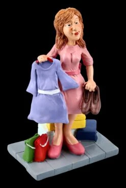 Funny Jobs Figur - Shopping Queen -Charaktermodell Geschäft 2D FS20497 Funny Jobs Figur Shopping Queen 2 1280x1280