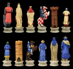 Schachfiguren Set - Kreuzritter Vs. Sarazenen -Charaktermodell Geschäft 2D FS21137 Schachfiguren Set Kreuzritter vs Sarazenen 7 1280x1280
