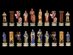 Schachfiguren Set - Kreuzritter Vs. Sarazenen -Charaktermodell Geschäft 2D FS21137 Schachfiguren Set Kreuzritter vs Sarazenen 9 1280x1280