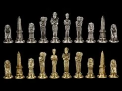 Metall Schachfiguren Set - Altes Ägypten -Charaktermodell Geschäft 2D FS21141 Metall Schachfiguren Set Altes Aegypten 9 1280x1280