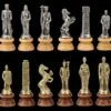 Metall Schachfiguren Set - Römer Vs. Barbaren -Charaktermodell Geschäft 2D FS21142 Metall Schachfiguren Set Roemer vs Barbaren 5 1280x1280