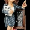 Funny Job Figur - Lehrerin Mit Test -Charaktermodell Geschäft 2D FS21764 Funny Job Figur Lehrerin mit Test 1 1280x1280