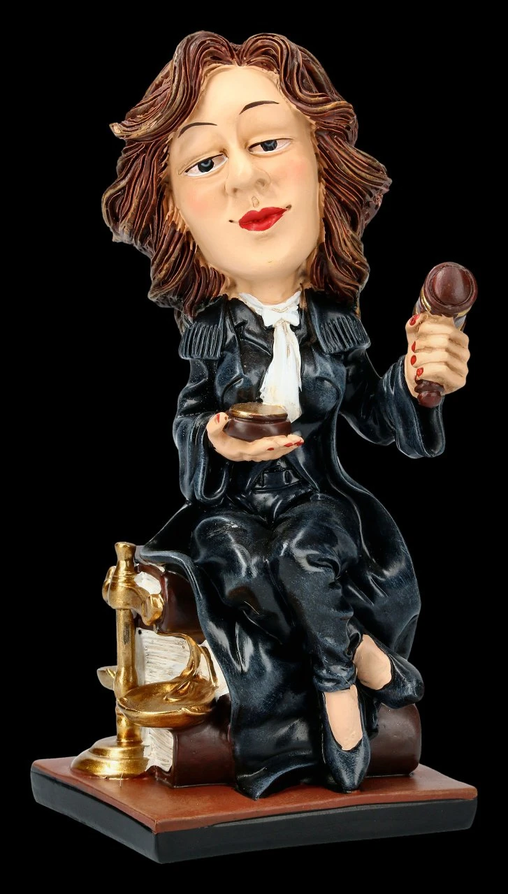 Funny Job Figur - Richterin Mit Hammer 4 Funny Job Figur - Richterin Mit Hammer – Bild 2