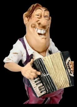 Funny Job Figur - Straßenmusikant Mit Akkordeon -Charaktermodell Geschäft 2D FS21768 Funny Job Figur Strassenmusikant mit Akkordeon 2 1280x1280