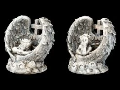 Kleine Grabengel Figuren Mit Kreuz - 2er Set -Charaktermodell Geschäft 2D FS21820 Kleine Engel Figuren im Fluegel Set 3 1280x1280