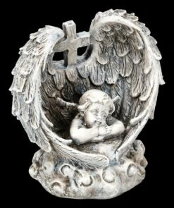 Kleine Grabengel Figuren Mit Kreuz - 2er Set -Charaktermodell Geschäft 2D FS21820 Kleine Engel Figuren im Fluegel Set 5 1280x1280