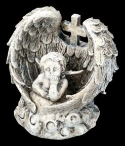 Kleine Grabengel Figuren Mit Kreuz - 2er Set -Charaktermodell Geschäft 2D FS21820 Kleine Engel Figuren im Fluegel Set 6 1280x1280