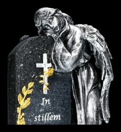 Grabengel Figur Silberfarben - In Stillem Gedenken -Charaktermodell Geschäft 2D FS22623 Grabengel 6 1280x1280