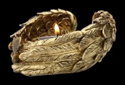 Teelichthalter - Engelsflügel Goldfarben -Charaktermodell Geschäft 2D FS22920 Teelichthalter Engelsflugel goldfarben 9 1280x1280