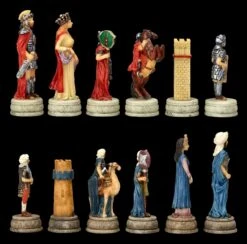 Schachfiguren Set - Römer Vs. Araber -Charaktermodell Geschäft 2D FS22986 Schachfiguren Set Romer vs Araber rechts 1280x1280