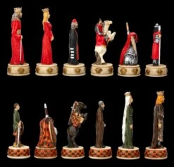 Schachfiguren Set - Engländer Vs. Schotten -Charaktermodell Geschäft 2D FS22987 Schachfiguren Set Englander vs Schotten rechts 1280x1280