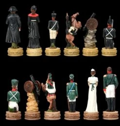 Schachfiguren Set - Napoleon In Rußland -Charaktermodell Geschäft 2D FS22990 Schachfiguren Set Napoleon in Russland hinten 1280x1280
