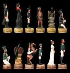 Schachfiguren Set - Napoleon In Rußland -Charaktermodell Geschäft 2D FS22990 Schachfiguren Set Napoleon in Russland rechts 1280x1280