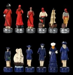 Schachfiguren Set - Piraten -Charaktermodell Geschäft 2D FS22995 Schachfiguren Set Piraten hinten 1280x1280