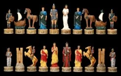 Schachfiguren Set - Kampf Um Troja - Groß -Charaktermodell Geschäft 2D FS22999 Schachfiguren Set Kampf um Troja gross total 1280x1280
