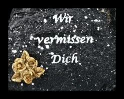 Grabengel Figur Silberfarben - Wir Vermissen Dich -Charaktermodell Geschäft 2D FS23003 Grabengel Figur silberfarben Wir vermissen Dich 8 1280x1280