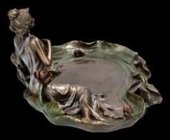 Art Nouveau Schale Mit Nymphe -Charaktermodell Geschäft 2D FS23163 Art Nouveau Schale mit Nymphe 4 1280x1280