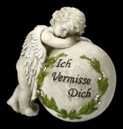 Grabengel Figur Mit Kugel - Ich Vermisse Dich -Charaktermodell Geschäft 2D FS23233 Grabengel Figur mit Kugel Ich Vermisse Dich 7 1280x1280