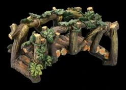 Elfen Gartendeko - Holzbrücke