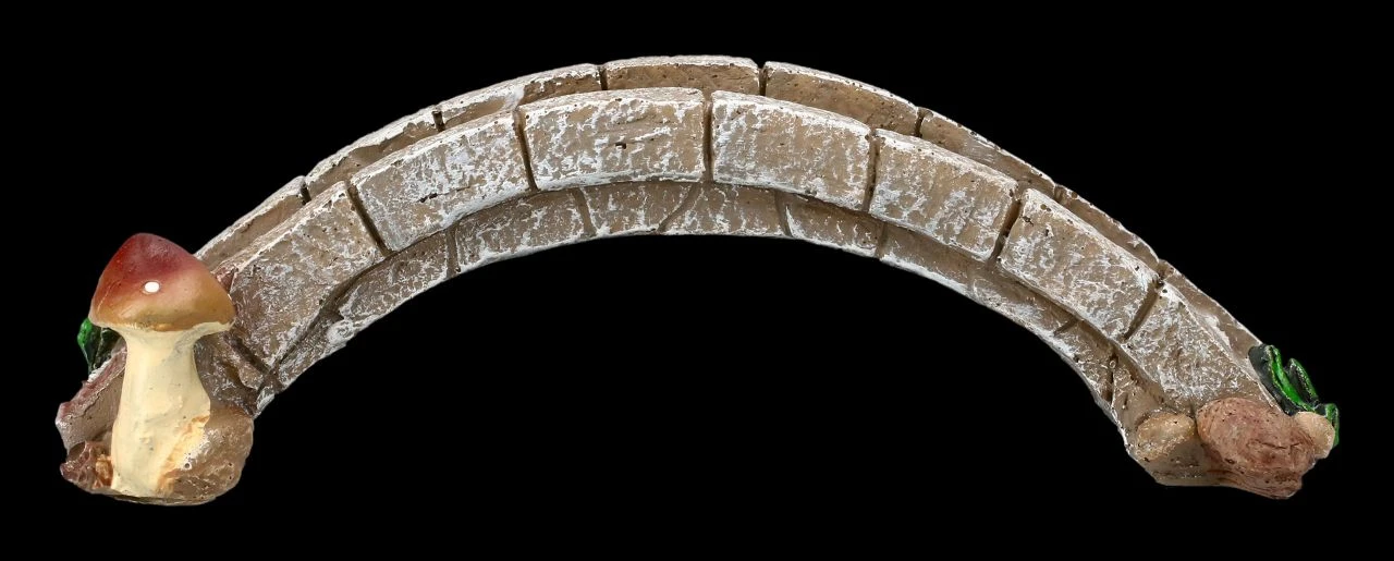 Elfen Gartendeko - Steinbrücke 6 Elfen Gartendeko - Steinbrücke – Bild 4