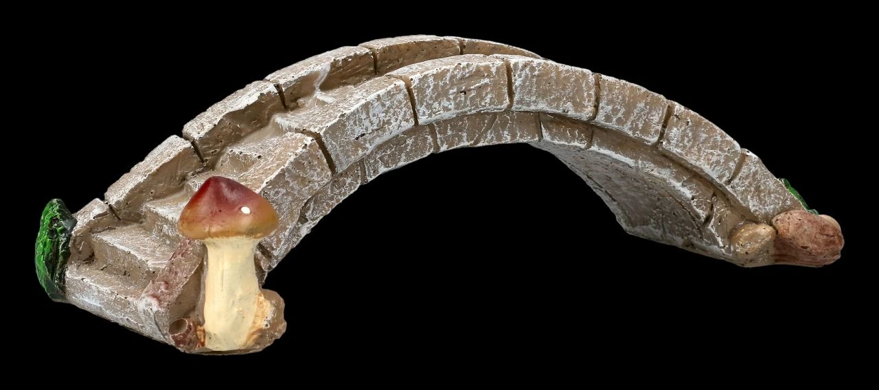 Elfen Gartendeko - Steinbrücke