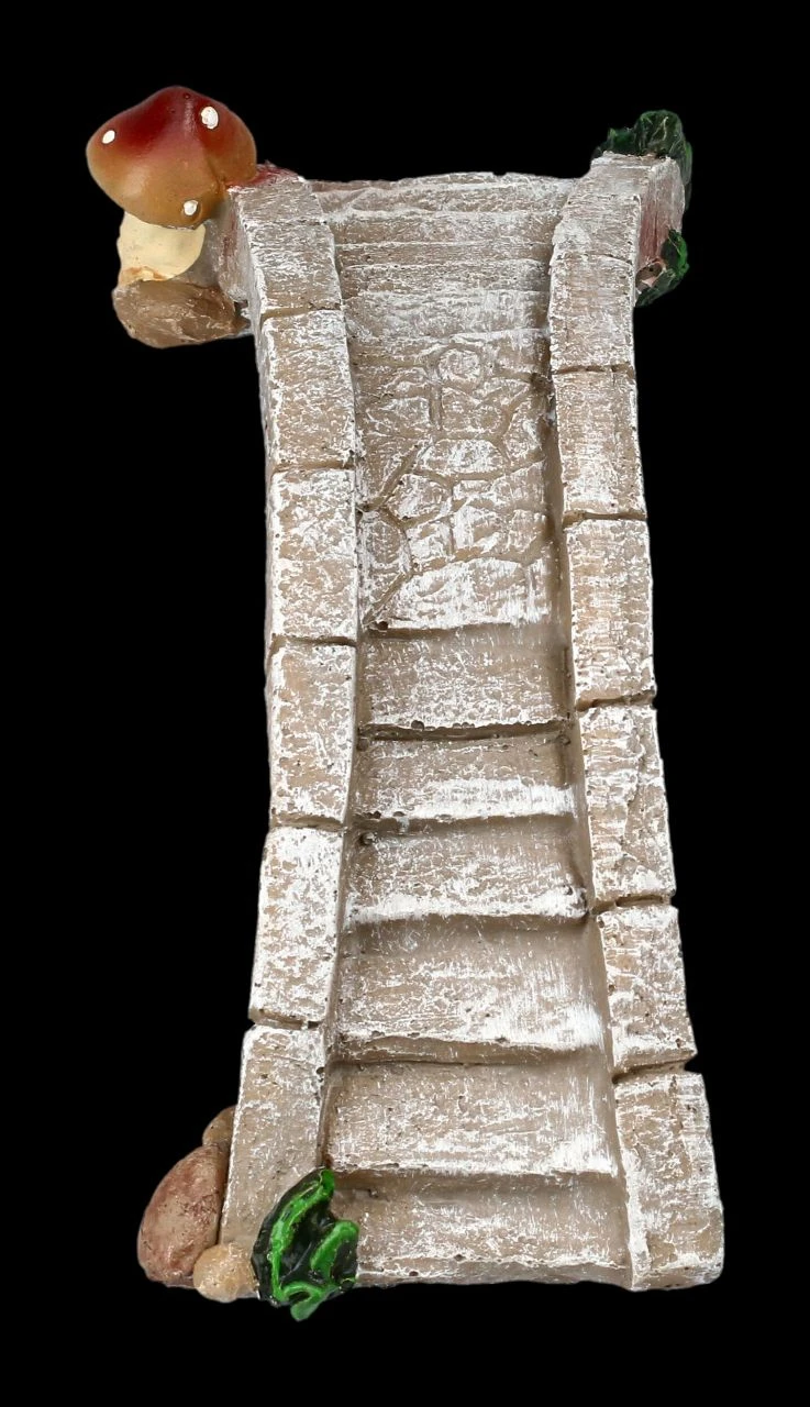 Elfen Gartendeko - Steinbrücke 8 Elfen Gartendeko - Steinbrücke – Bild 6