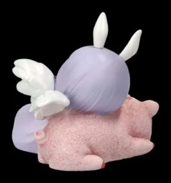 Dekofigur - Schlafendes Engelchen Mit Schweinchen -Charaktermodell Geschäft 2D FS23615 Dekofigur Schlafendes Engelchen mit Schweinchen 3 1280x1280