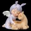 Dekofigur - Schlafendes Engelchen Mit Reh -Charaktermodell Geschäft 2D FS23616 Dekofigur Schlafendes Engelchen mit Reh 2 1280x1280
