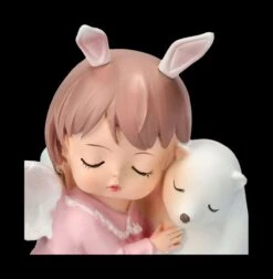 Dekofigur - Schlafendes Engelchen Mit Eisbär -Charaktermodell Geschäft 2D FS23617 Dekofigur Schlafendes Engelchen mit Eisb r 7 1280x1280