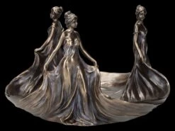 Jugendstil Schale - Drei Jungfrauen Mit Zöpfen -Charaktermodell Geschäft 2D FS23670 Jugendstil Schale Drei Jungfrauen mit Z pfen 13 1280x1280