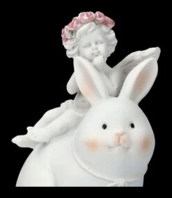 Engel Figur - Putte Auf Hase -Charaktermodell Geschäft 2D FS23685 Engel Figur Putte auf Hase 7 1280x1280