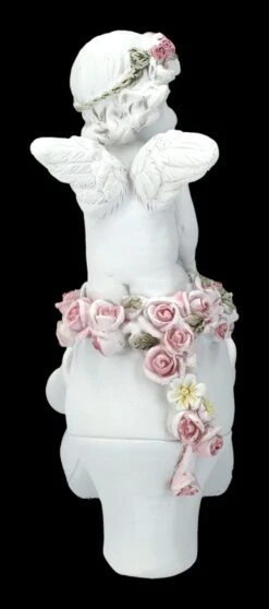 Engel Figur - Putte Mit Rosen Auf Schuh -Charaktermodell Geschäft 2D FS23690 Engel Figur Putte mit Rosen und Schuh 4 1280x1280