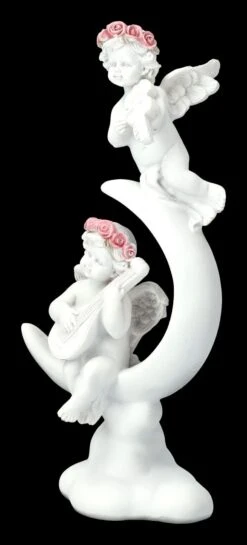 Engel Figur - Putten Musizieren Auf Mond -Charaktermodell Geschäft 2D FS23692 Engel Figur Putten musizieren auf Mond 6 1280x1280