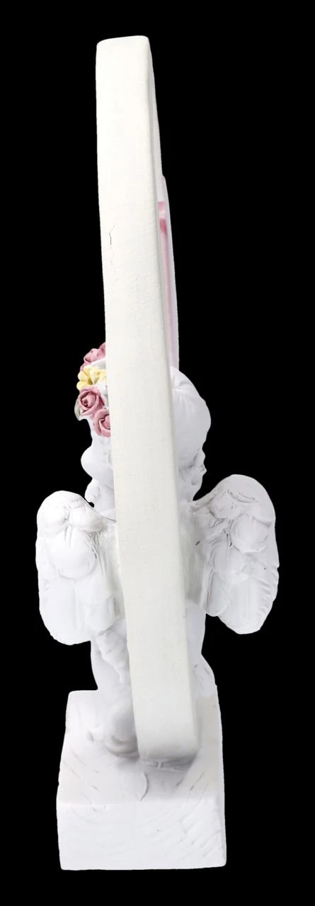 Engel Figur - Putte Mit Tulpe 5 Engel Figur - Putte Mit Tulpe – Bild 3