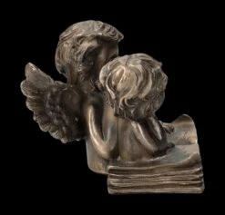 Engel Figur - Putten Auf Buch Bronziert -Charaktermodell Geschäft 2D FS23708 Engel Figur Putten auf Buch bronziert 4 1280x1280