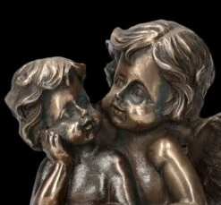 Engel Figur - Putten Auf Buch Bronziert -Charaktermodell Geschäft 2D FS23708 Engel Figur Putten auf Buch bronziert 7 1280x1280