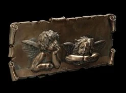 Charaktermodell Geschäft -Charaktermodell Geschäft 2D FS23710 Wandrelief Putten nachdenklich bronziert 10 1280x1280