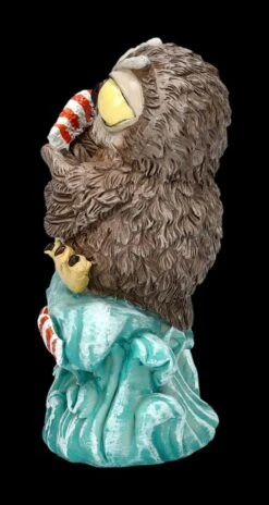 Lustige Eulen Figur Mit Fischen -Charaktermodell Geschäft 2D FS23919 Lustige Eulen figur mit Fischen 3 1280x1280