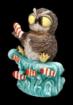 Lustige Eulen Figur Mit Fischen -Charaktermodell Geschäft 2D FS23919 Lustige Eulen figur mit Fischen 7 1280x1280