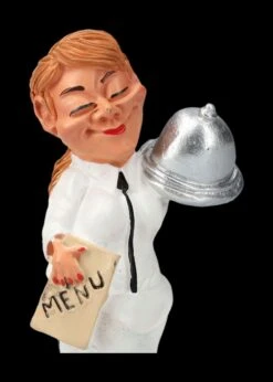 Funny Job Figur Klein - Kellnerin -Charaktermodell Geschäft 2D FS24078 Funny Job Figur klein Kellnerin 8 1280x1280