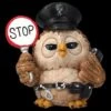 Lustige Eulen Figur - Polizist -Charaktermodell Geschäft 2D FS24079 Lustige Eulen Figur Polizist 1 1280x1280