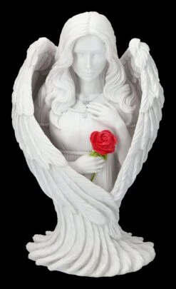Engelfigur - Angel Blessing Mit Rose Groß