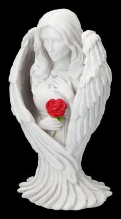 Engelfigur - Angel Blessing Mit Rose Groß -Charaktermodell Geschäft 2D FS24263 Engelfigur Angel Blessing mit Rose gross 7 1280x1280