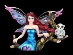 Elfen Figur Sitzt Auf Ast Mit Eule -Charaktermodell Geschäft 2D FS24289 Elfen Figur sitzt auf Ast mit Eule 9 1280x1280