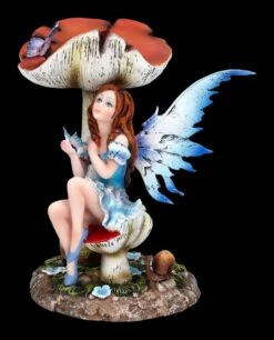 Elfen Figur Mit Schmetterlingen Unter Pilz -Charaktermodell Geschäft 2D FS24290 Elfen Figur mit Schmetterlingen unter Pilz 7 1280x1280