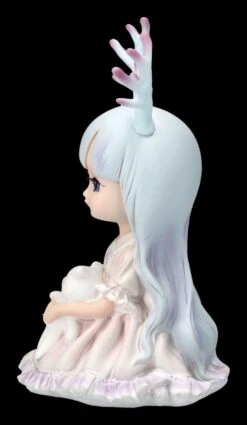 Kleine Feen Figur Mit Geweih Und Kuscheltier -Charaktermodell Geschäft 2D FS24416 Kleine Fee mit Geweih und Kuscheltier 2 1280x1280